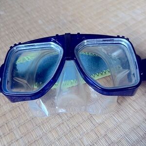 Contempro Blue Diving Mask with Padded Strap